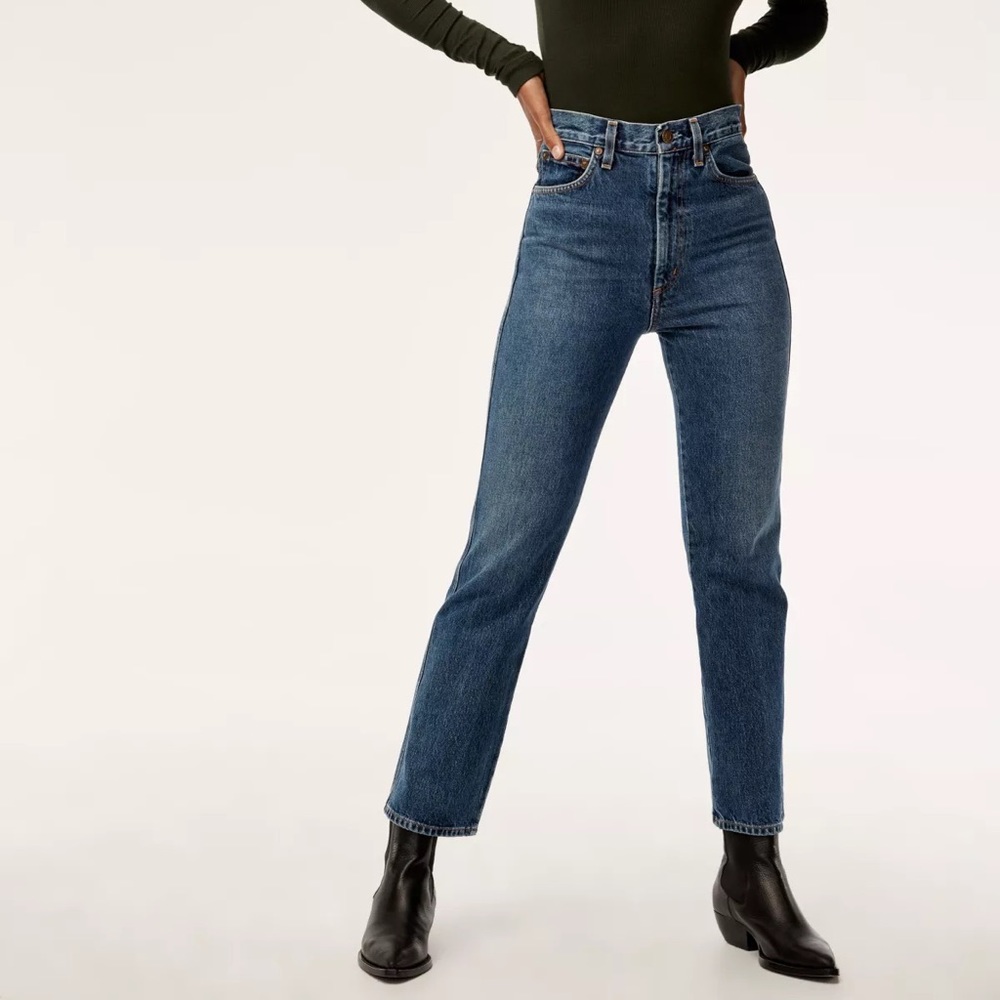 Agolde pinch waist kick flair jeans